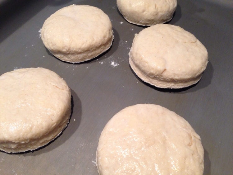 Scones about to be baked.